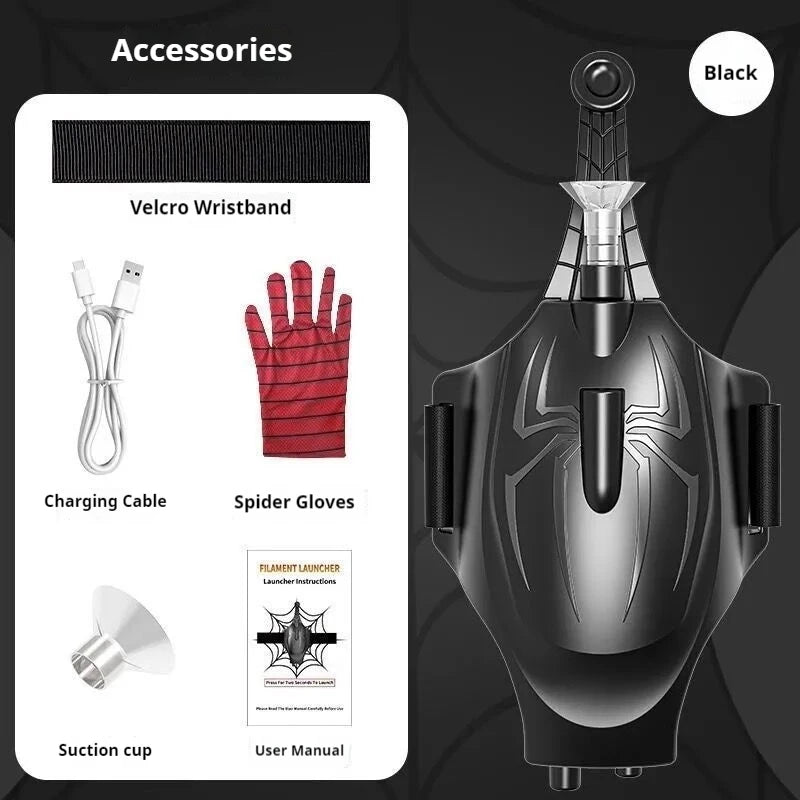 Bandai Spider-Man Web Shooter Cobweb Launcher Cosplay Gloves