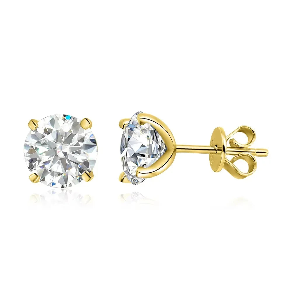 SMYOUE Moissanite Stud Earrings For Women And Men 925 Sterling