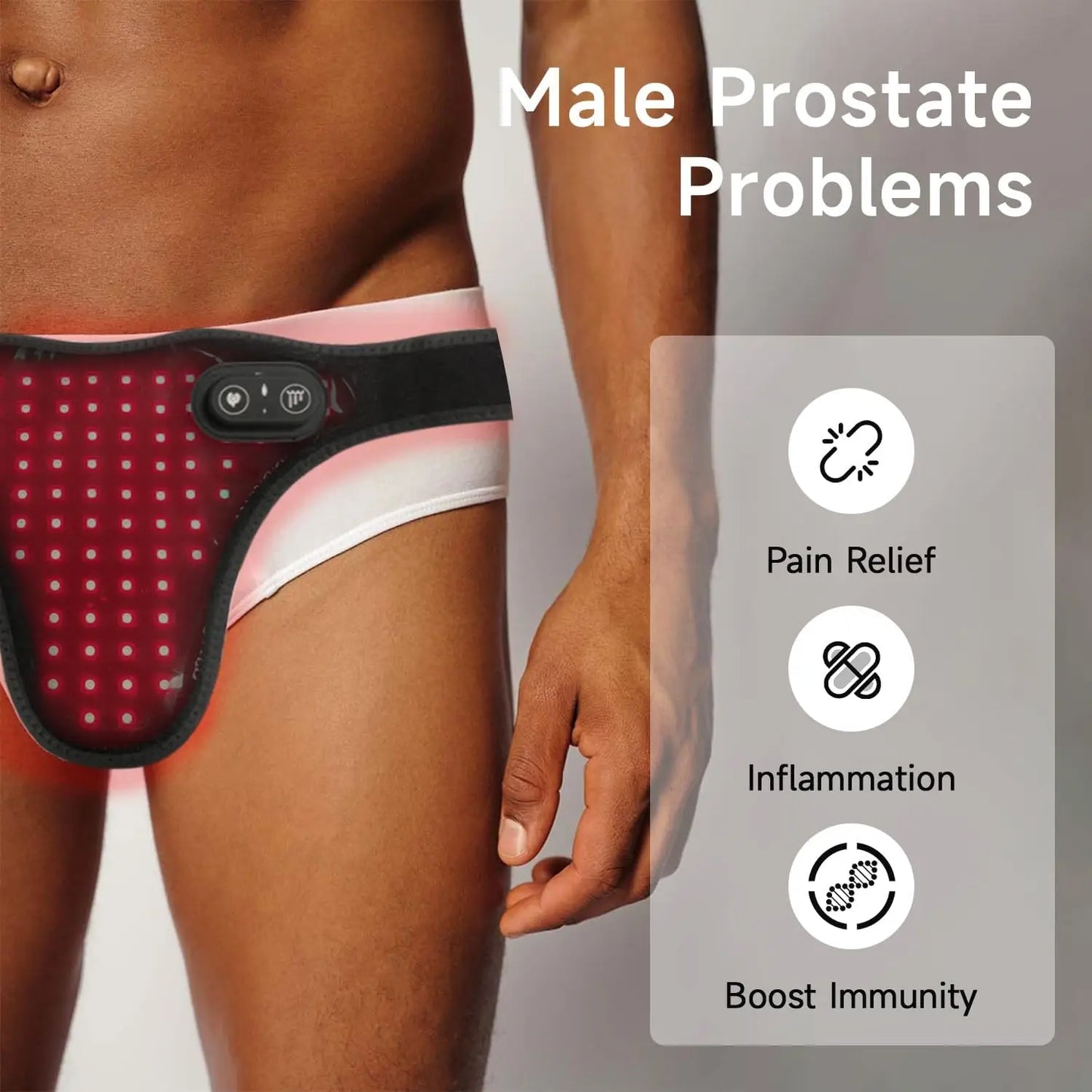 ZONGKUNG Red Light Therapy Pad 660nm and 850nm Prostate Wellness