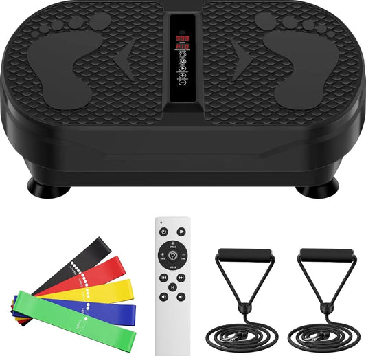 Whole Body Vibration Plate Fitness Machine With Remote And Bands