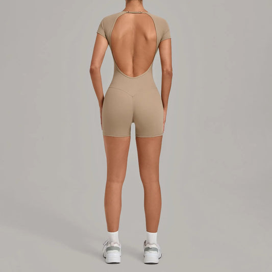 SVRNYX ZM Womens Seamless Yoga Jumpsuits For Training And Gym