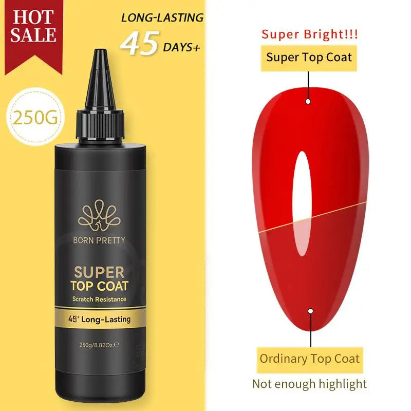 Born Pretty Super Top Coat Gel Polish Soak Off Long Lasting