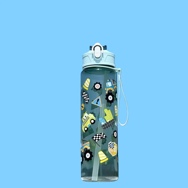 Large Capacity Sports Water Bottle Leak Proof With Time Scale