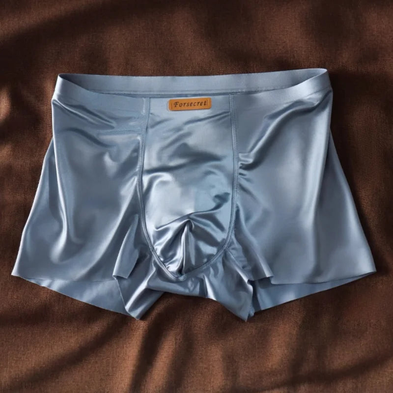 Lorien Crest Luxury Ice Silk Boxers Breathable Trunks