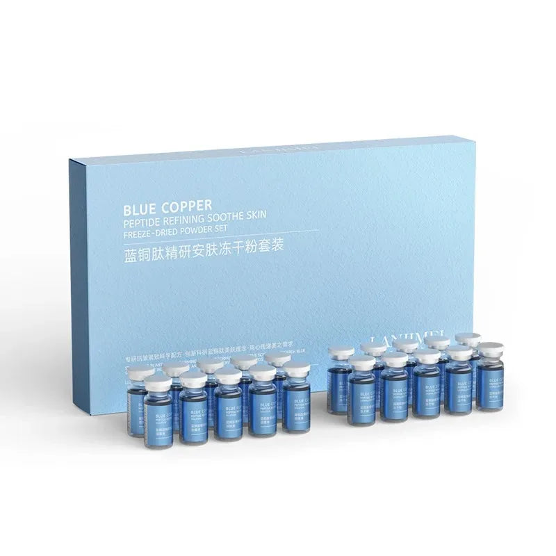 GHK-Cu Copper Peptide Serum Freeze Dried Powder Set Anti Aging