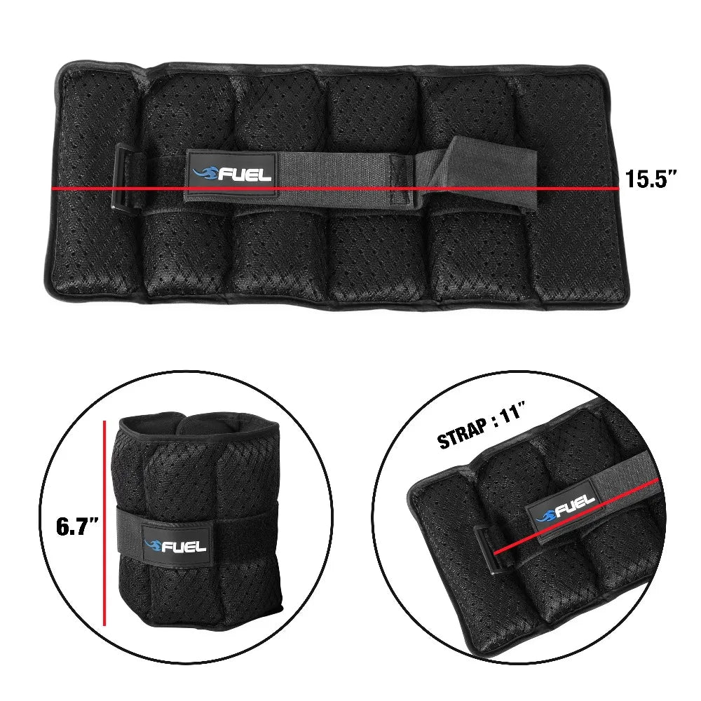 Fuel Pureformance 5 Lb Adjustable Wrist And Ankle Weights