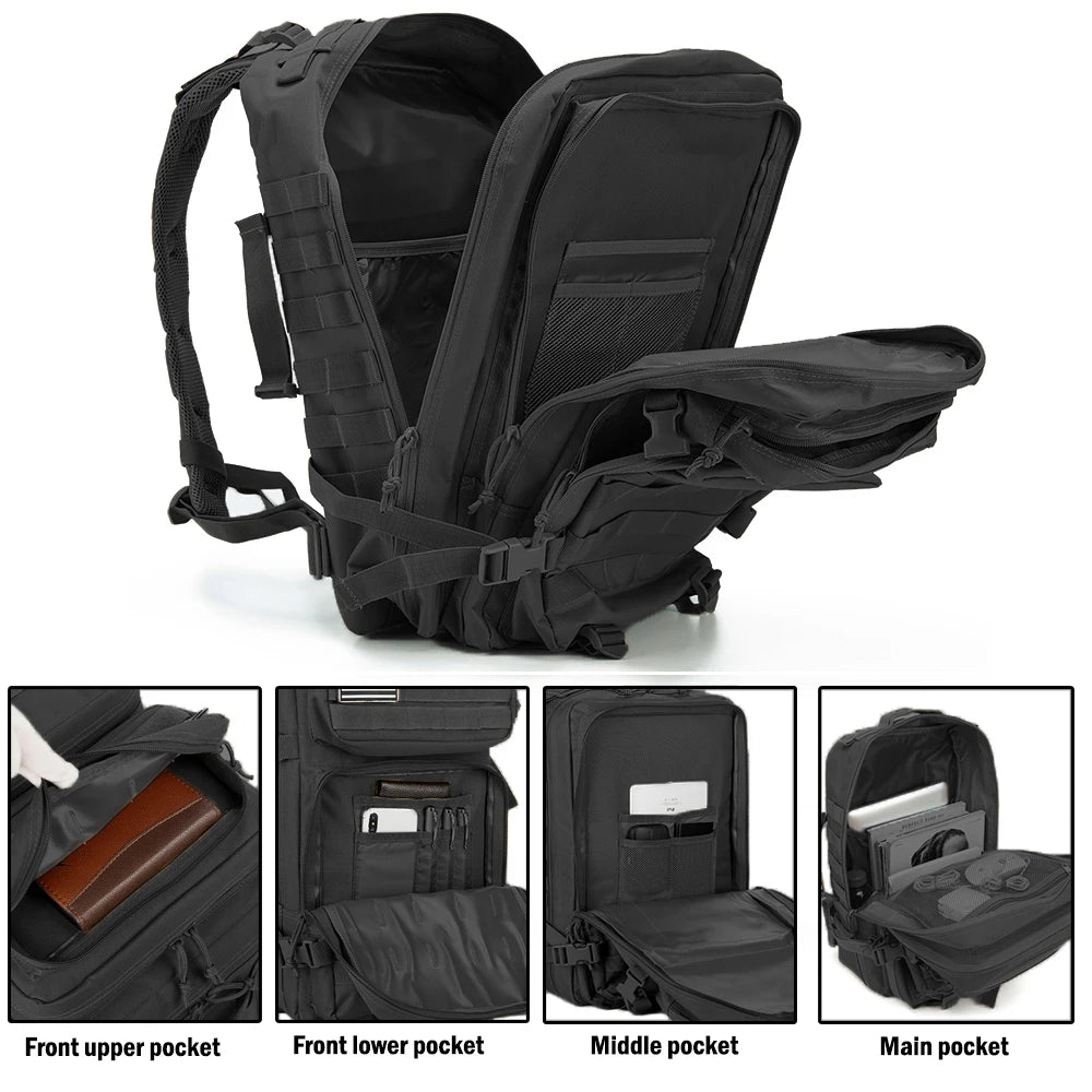 ReFire Gear Tactical Molle Hiking Backpack For Outdoors