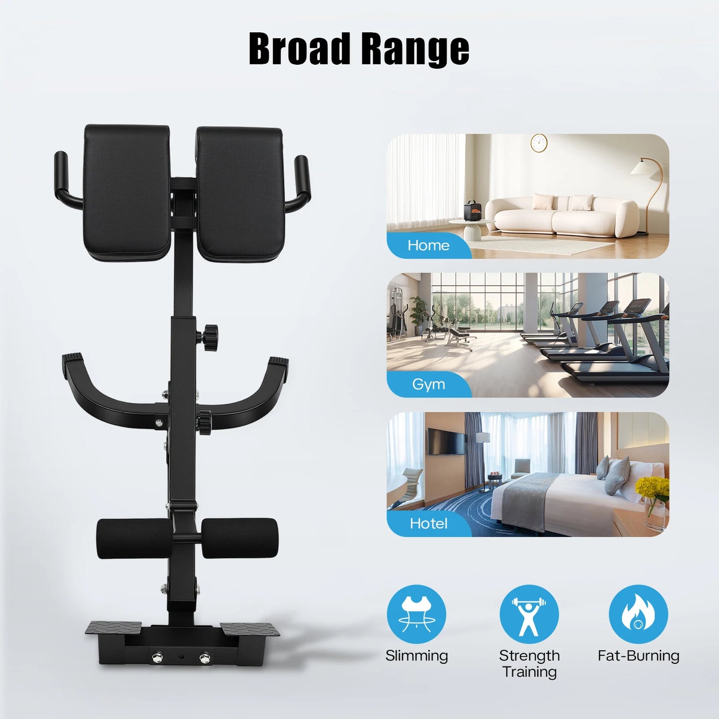 Multifunctional Roman Chair Back Extension Hyperextension Bench