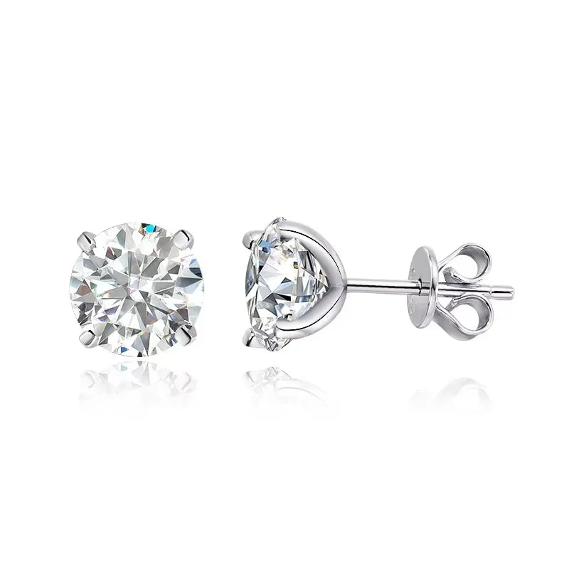 SMYOUE Moissanite Stud Earrings For Women And Men 925 Sterling