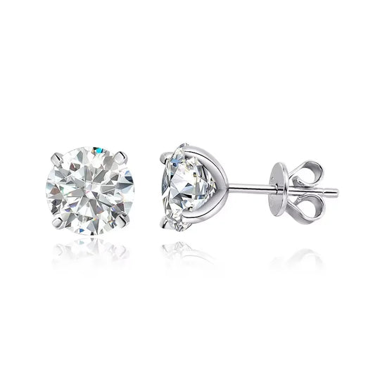 SMYOUE Moissanite Stud Earrings For Women And Men 925 Sterling