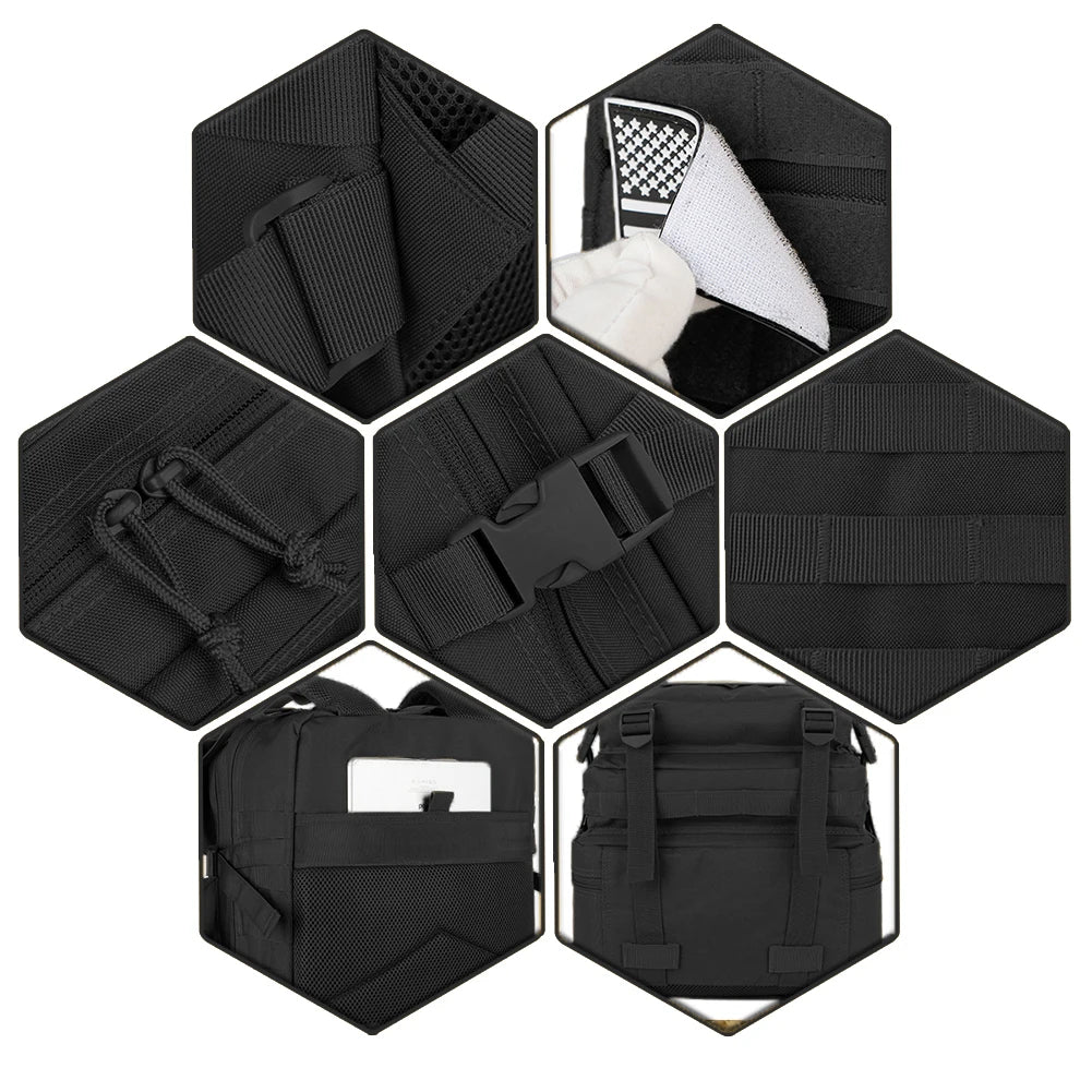 ReFire Gear Tactical Molle Hiking Backpack For Outdoors