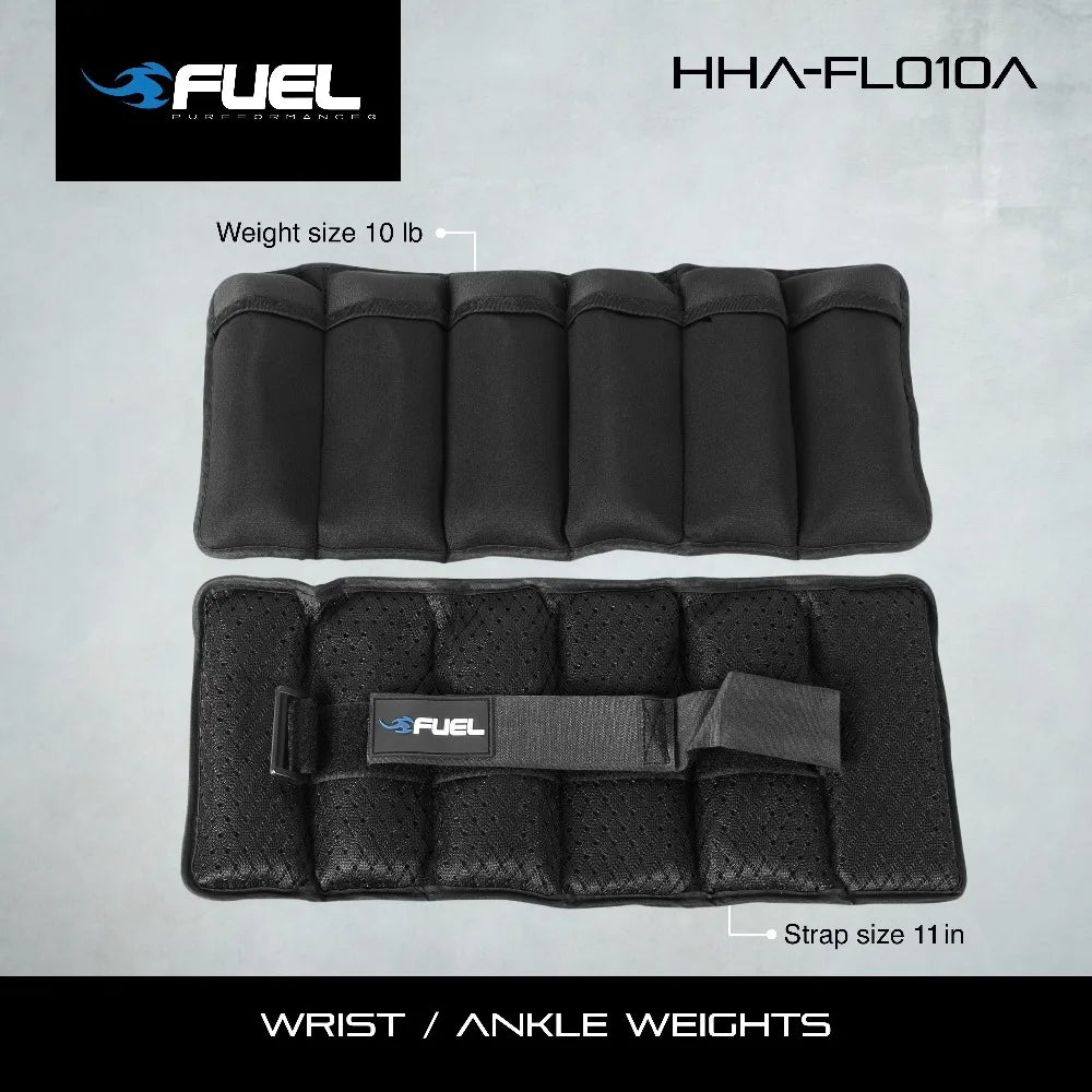 Fuel Pureformance 5 Lb Adjustable Wrist And Ankle Weights