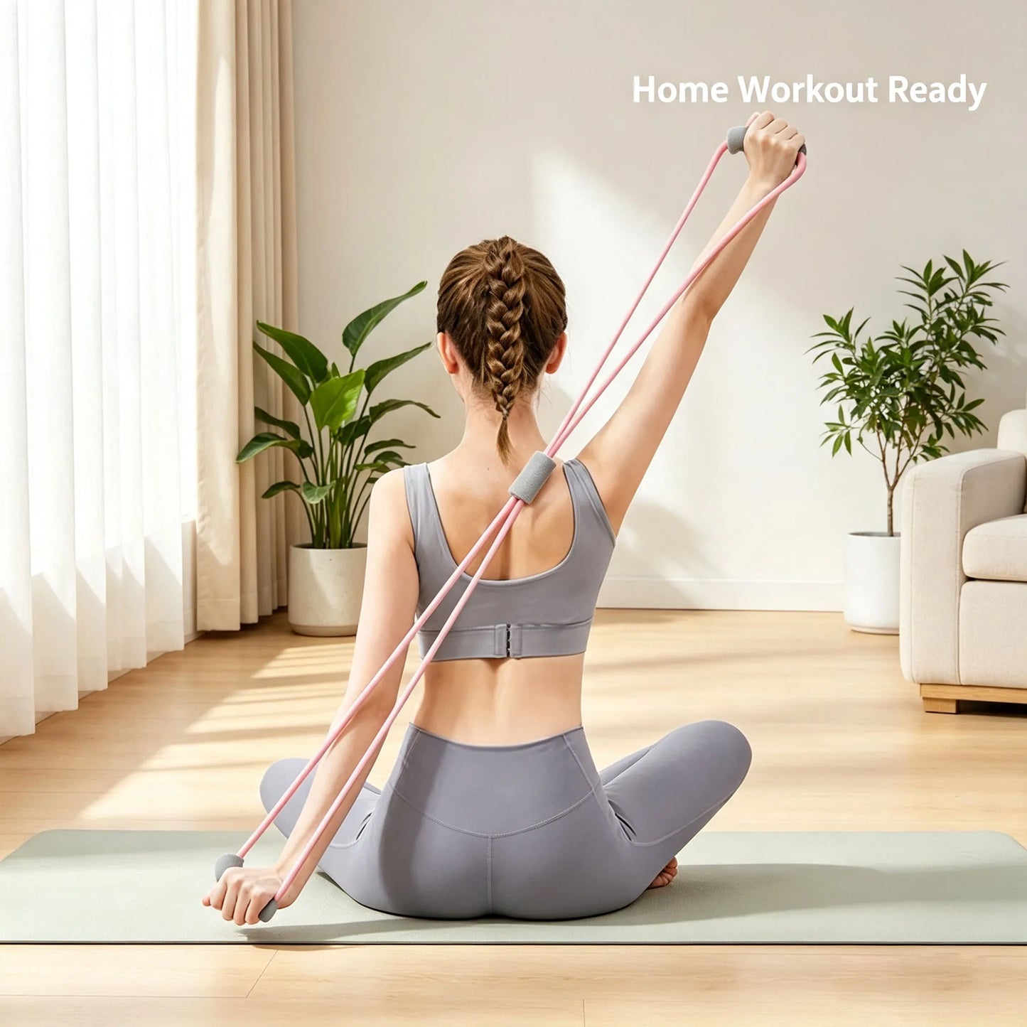 Figure 8 Resistance Band Back Posture Alignment Hunchback Improvement Corrector