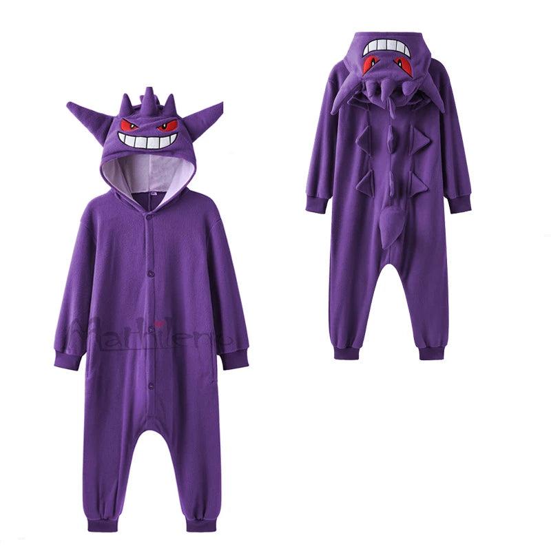 Kids Kigurumi Cosplay Onesie Full Body Sleepwear Costume For Children
