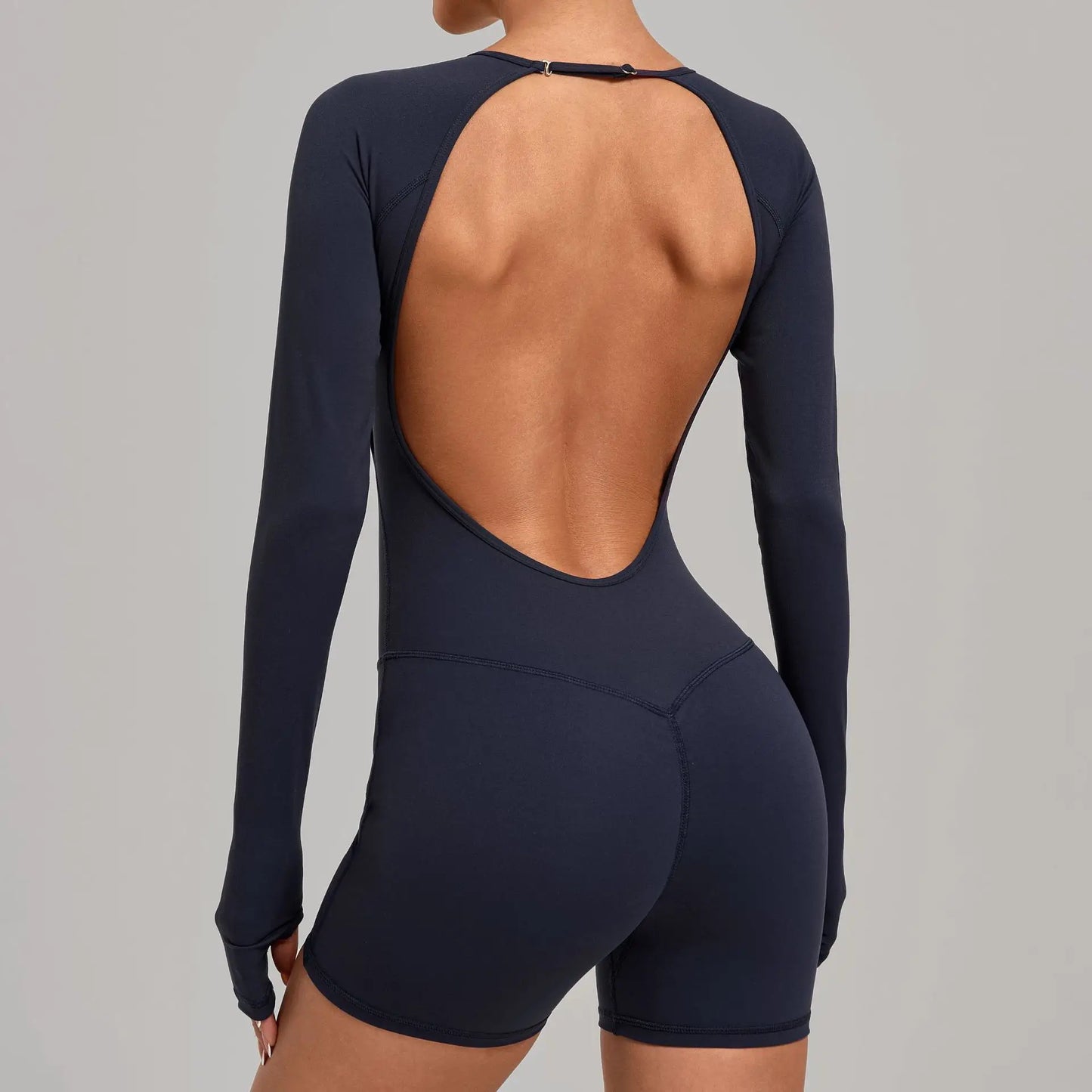 SVRNYX ZM Womens Seamless Yoga Jumpsuits For Training And Gym