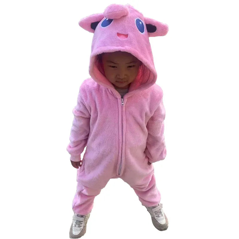 Kids Kigurumi Cosplay Onesie Full Body Sleepwear Costume For Children