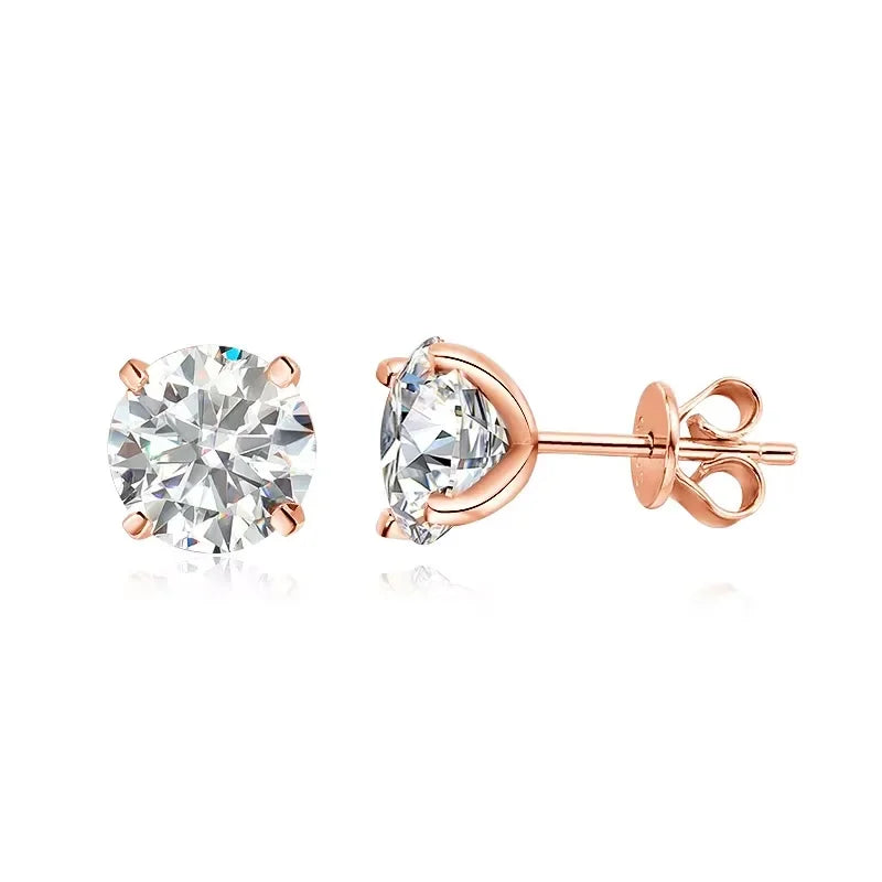 SMYOUE Moissanite Stud Earrings For Women And Men 925 Sterling