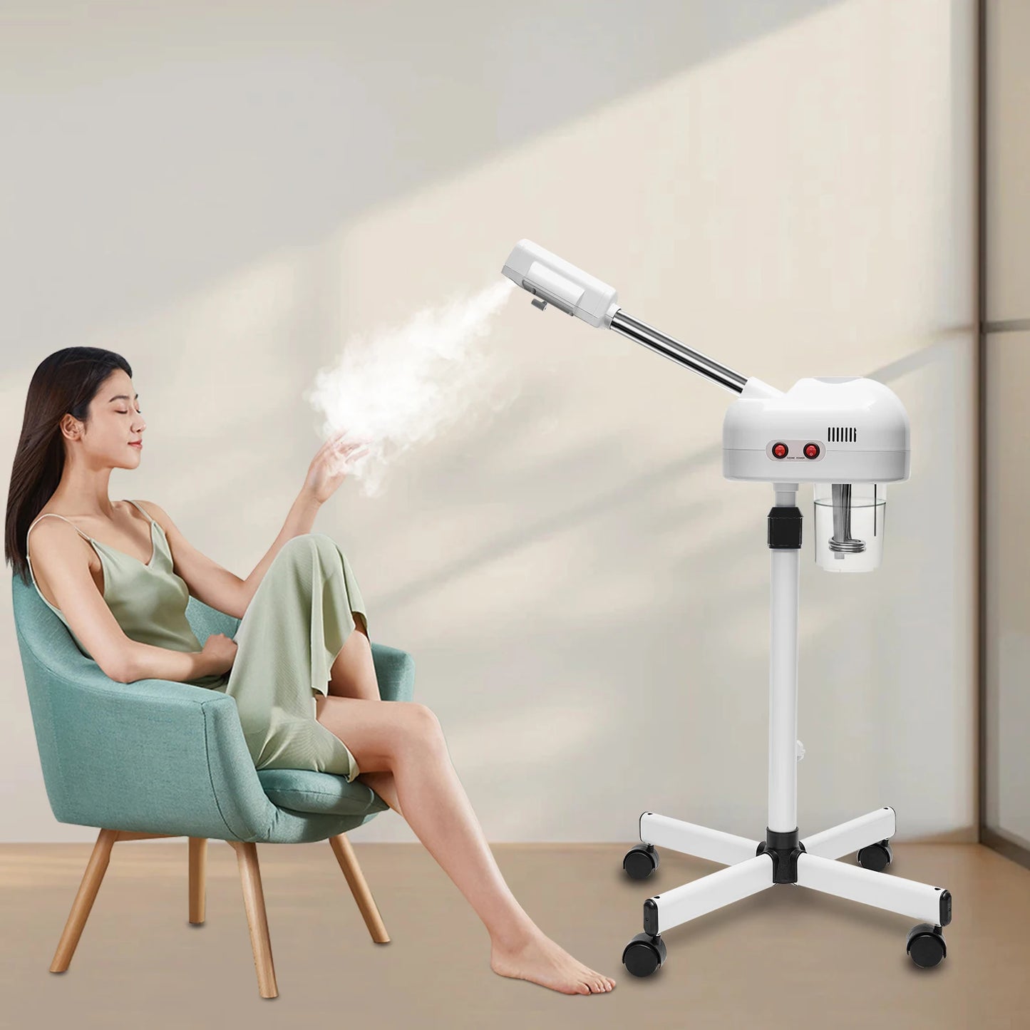 Professional Facial Steamer Adjustable 800W For Salon Spa Skin Care