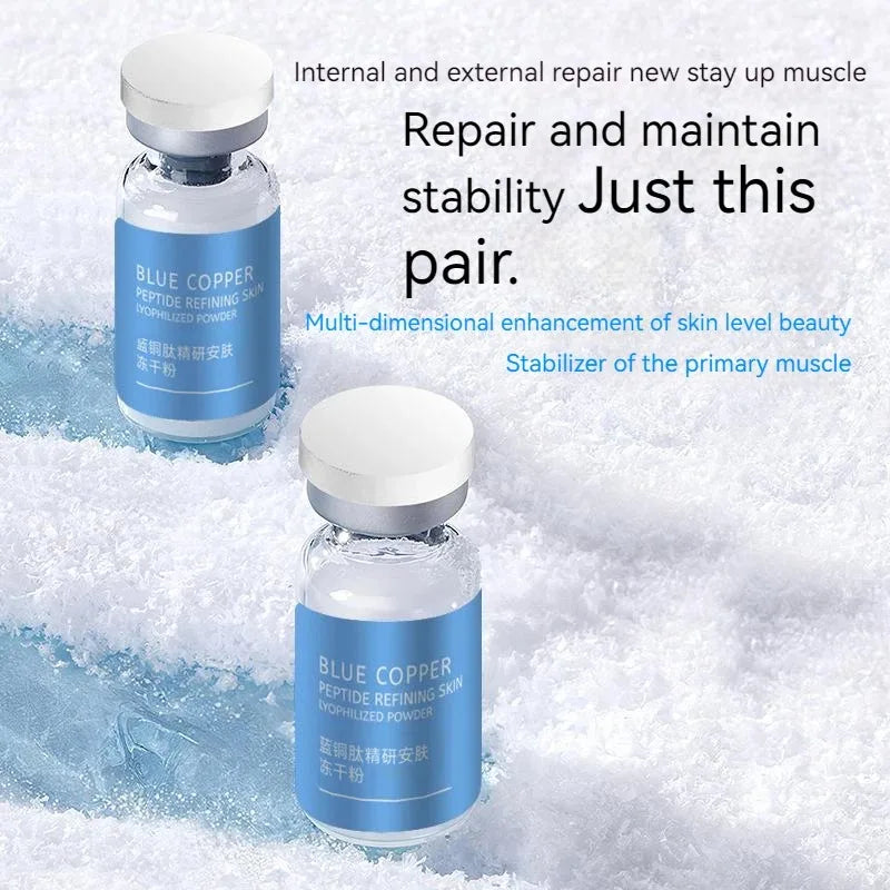 GHK-Cu Copper Peptide Serum Freeze Dried Powder Set Anti Aging