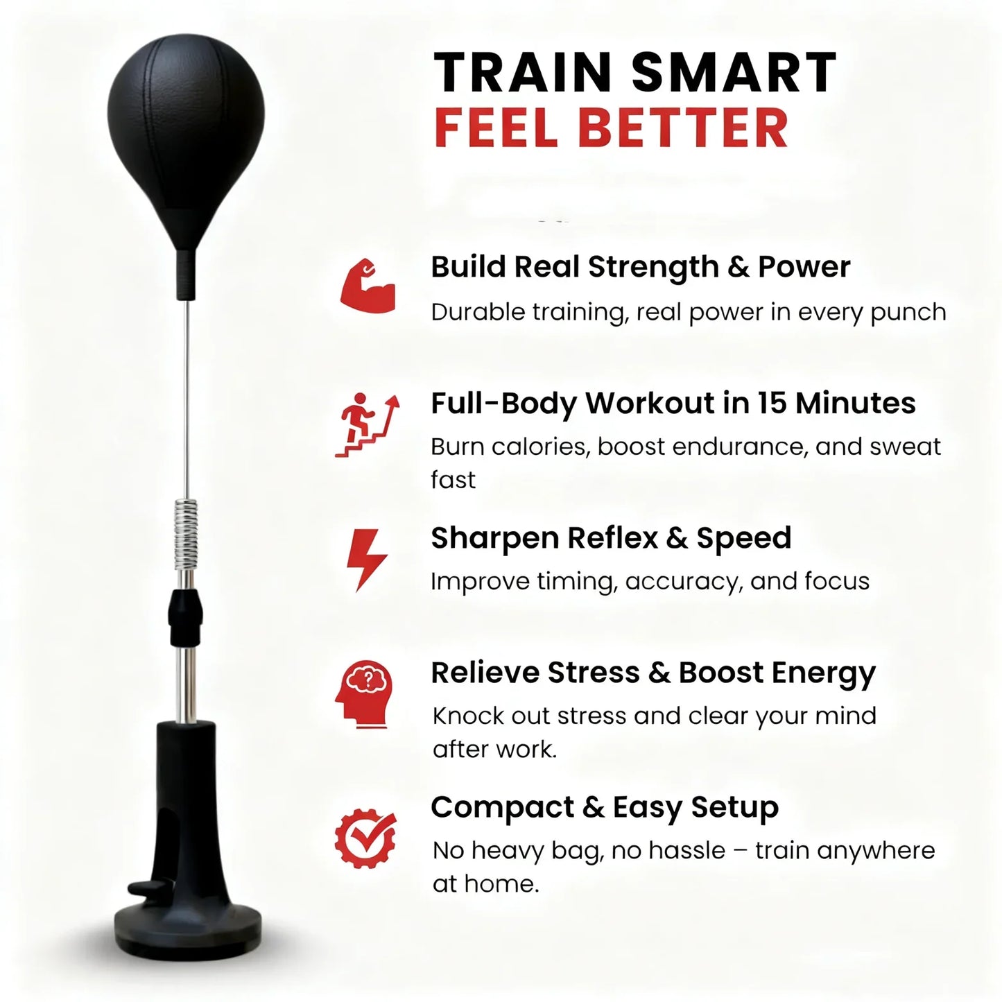 Premium Cobra Punching Bag For Boxing Agility Workout Training