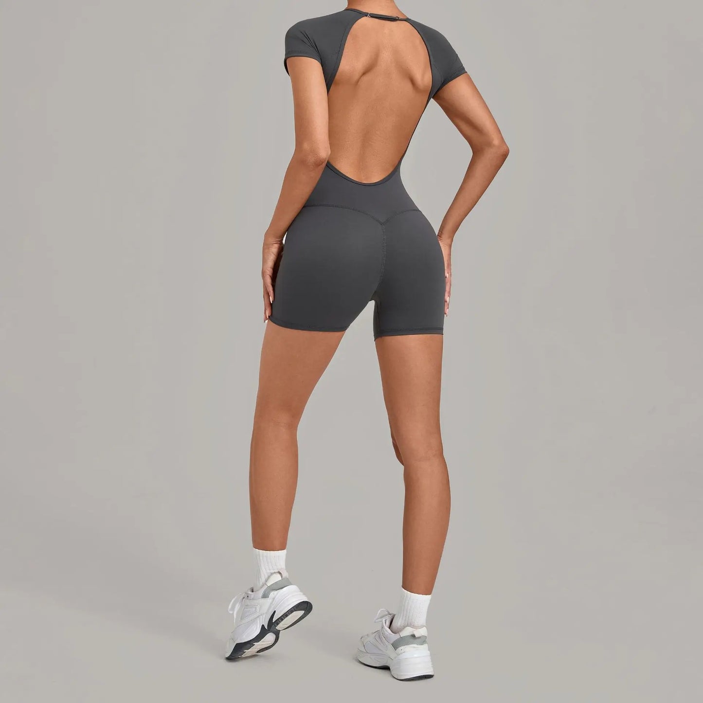 SVRNYX ZM Womens Seamless Yoga Jumpsuits For Training And Gym