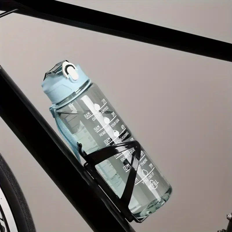 Large Capacity Sports Water Bottle Leak Proof With Time Scale