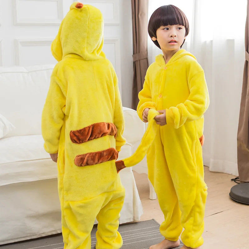 Kids Kigurumi Cosplay Onesie Full Body Sleepwear Costume For Children