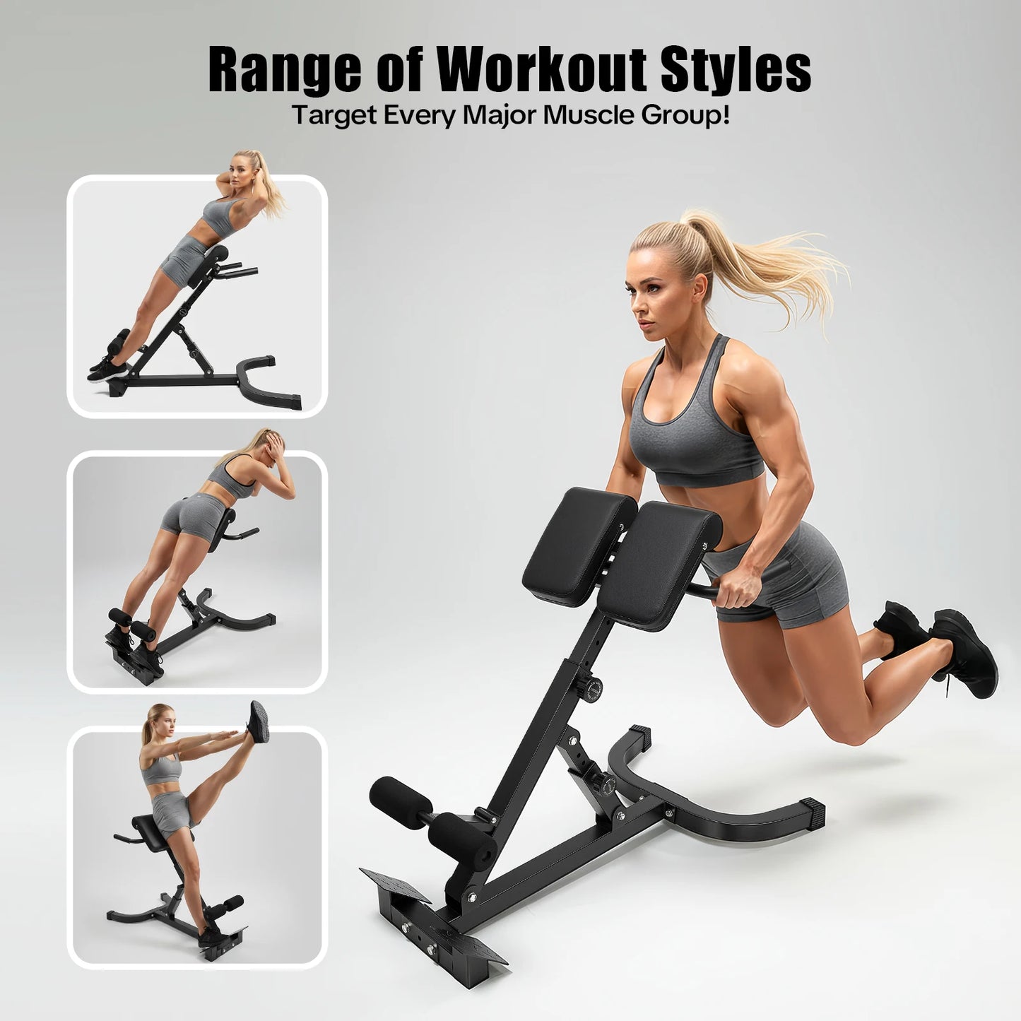 Multifunctional Roman Chair Back Extension Hyperextension Bench
