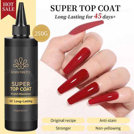 Born Pretty Super Top Coat Gel Polish Soak Off Long Lasting