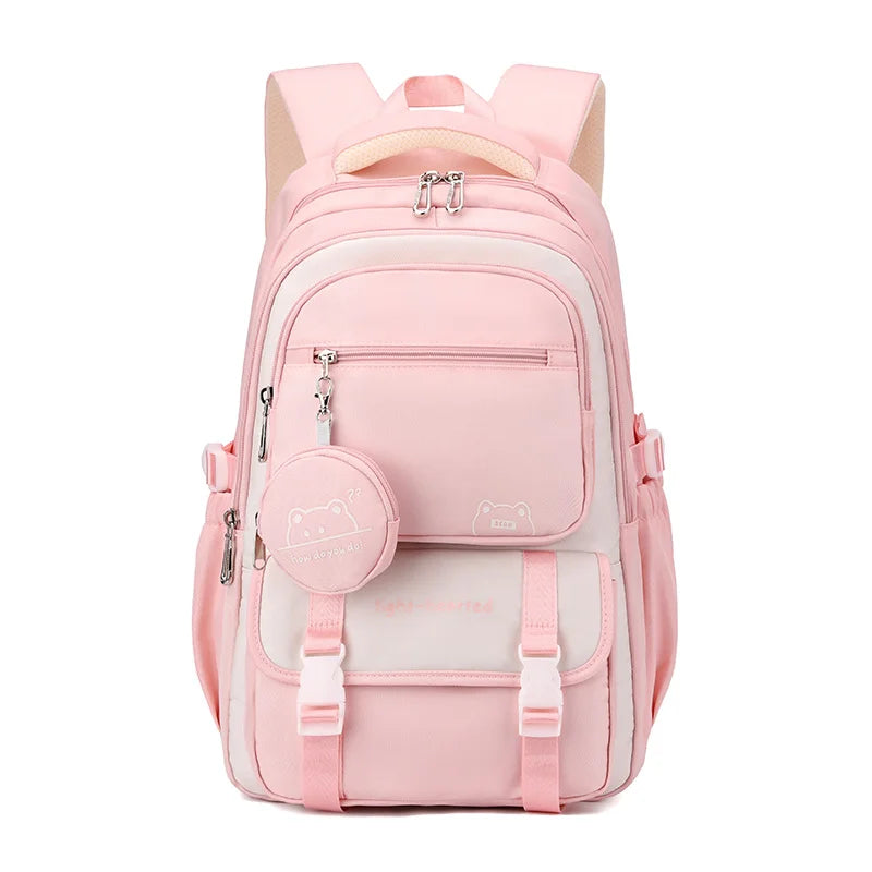 SOATIM Premium Waterproof Girls School Travel Backpack