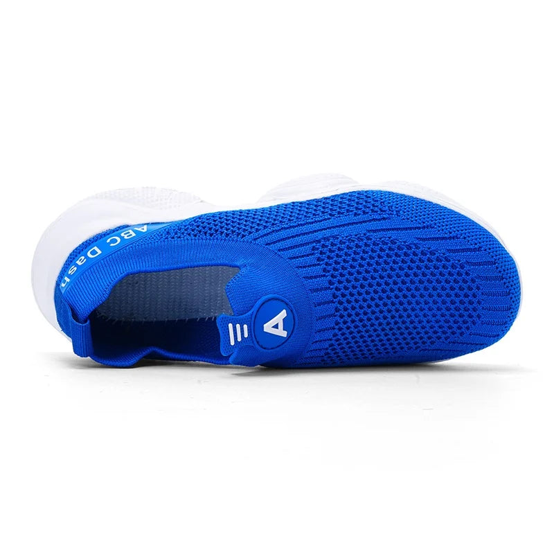 Kids Breathable Knit SlipOn Casual Shoes Unisex Lightweight Running