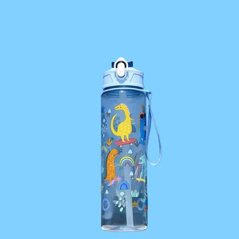 Large Capacity Sports Water Bottle Leak Proof With Time Scale