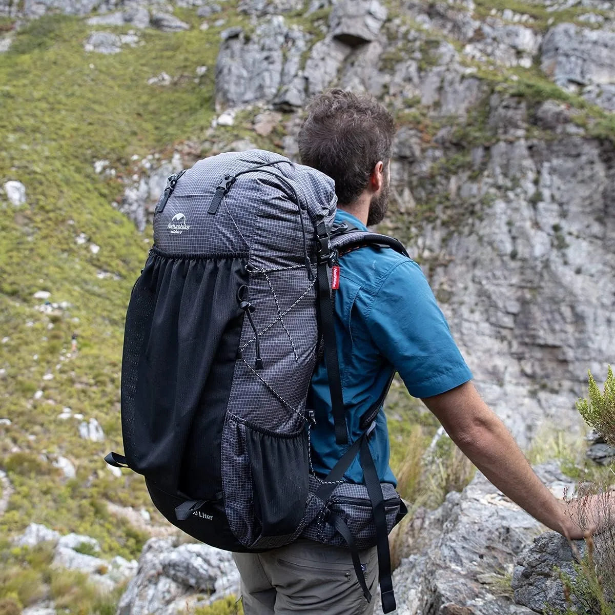 Naturehike Waterproof Hiking Backpack With Rain Cover For Travel