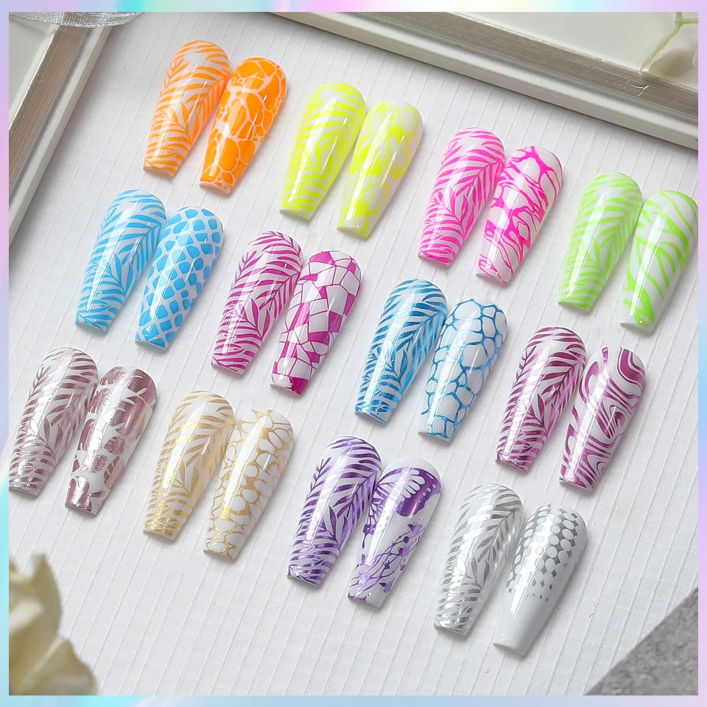 Born Pretty Nail Art Stamping Polish Varnish Kit Set