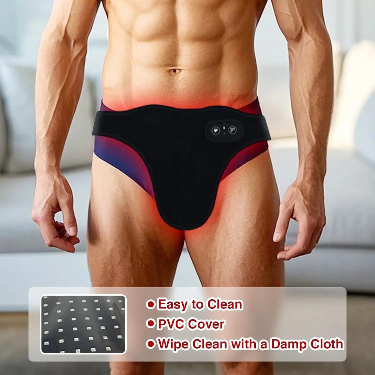 ZONGKUNG Red Light Therapy Pad 660nm and 850nm Prostate Wellness