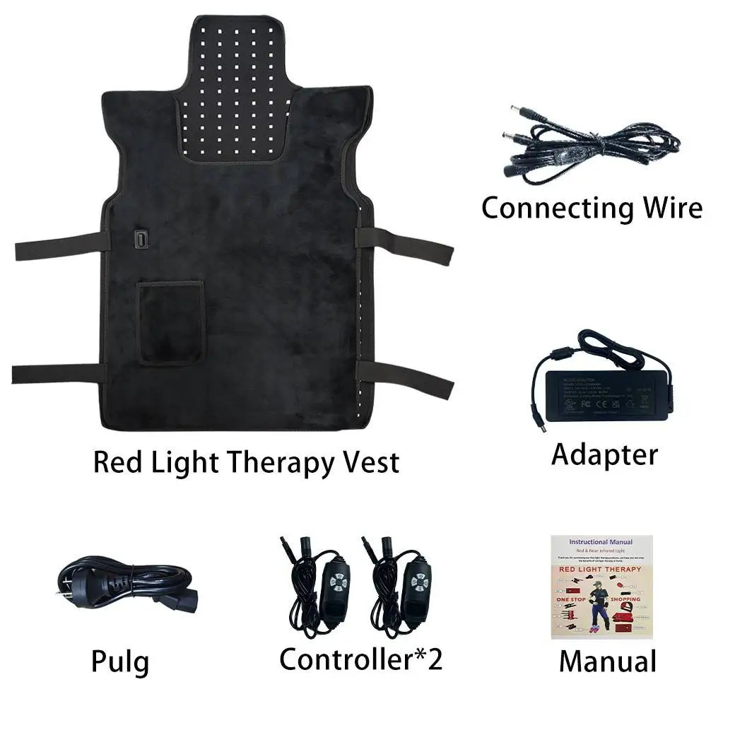 ZONGKUNG Red Light Therapy Vest 3 In 1 Infrared Pad