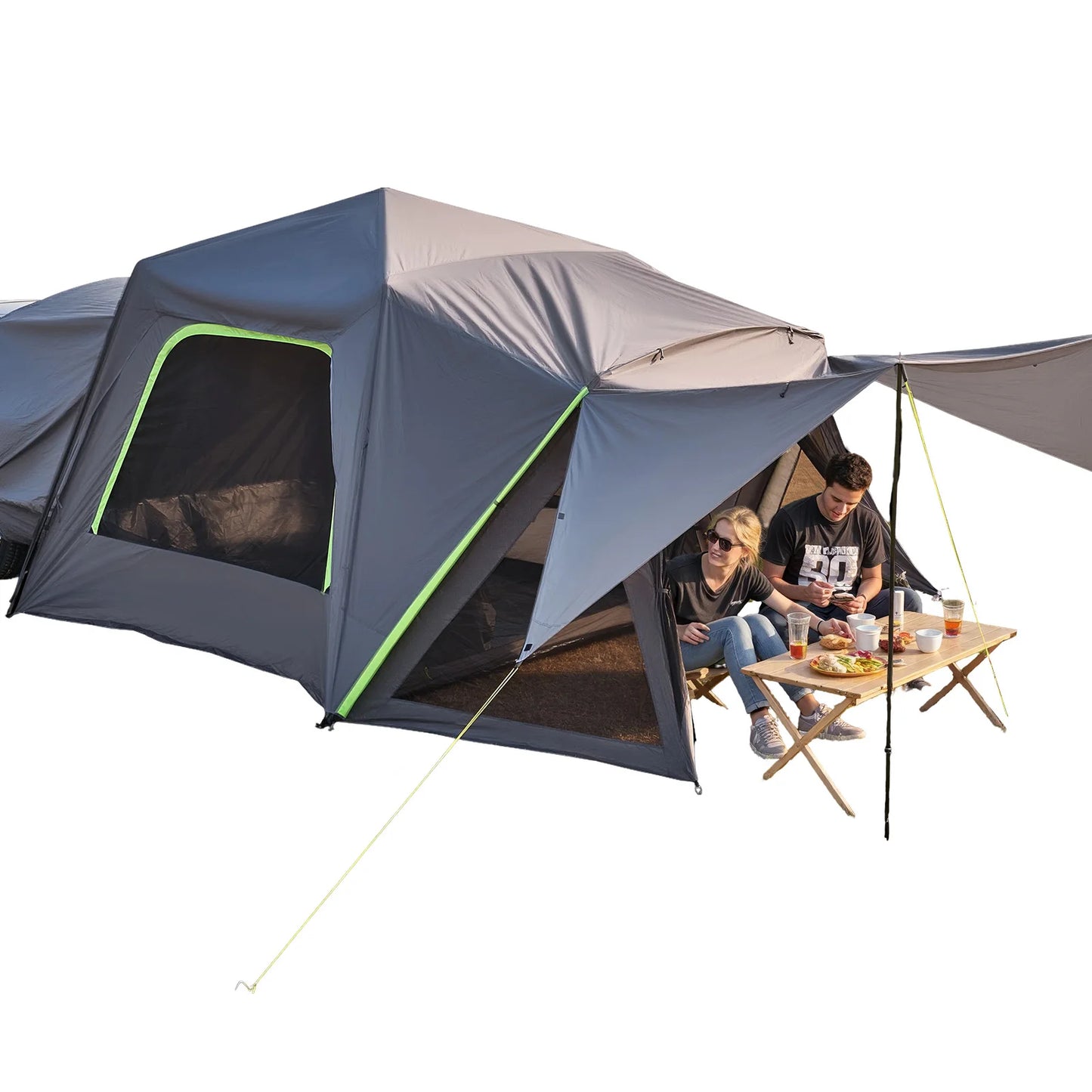 SucceBuy SUV Tent for Camping Waterproof Double Layer Shade Awning