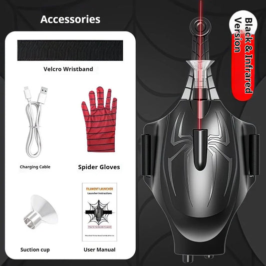 Bandai Spider-Man Web Shooter Cobweb Launcher Cosplay Gloves