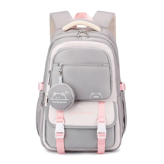 SOATIM Waterproof Girls School Backpack For Laptop And Travel