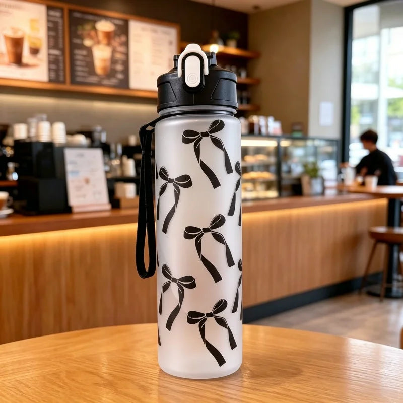 Large Capacity Sports Water Bottle Leak Proof With Time Scale