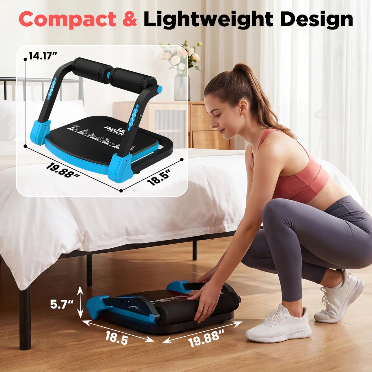 Relife Adjustable Core Training Machine Sit Up Equipment